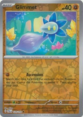 Glimmet - 124/193 - Common Reverse Holo
Scarlet &amp; Violet: Paldea Evolved Reverse Holo Singles