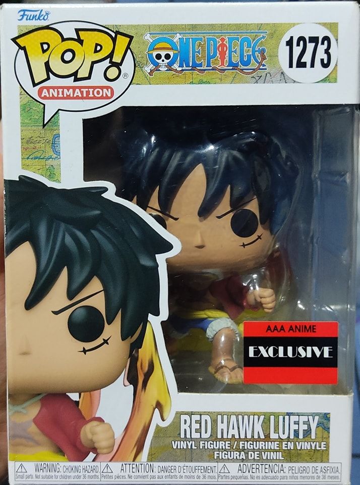 NELA-d, Red Hawk Luffy Funko Pop One Piece AAA Anime Exclusive