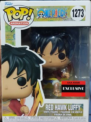 BA Red Hawk Luffy Funko Pop One Piece AAA Anime Exclusive