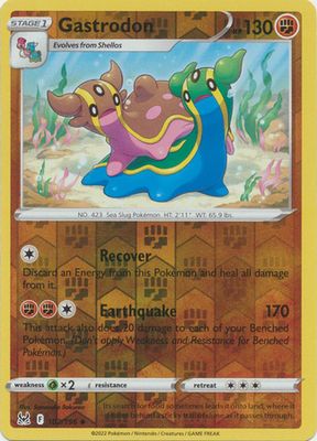 Gastrodon - 102/196 - Uncommon Reverse Holo
Sword &amp; Shield: Lost Origin Reverse Holo Singles