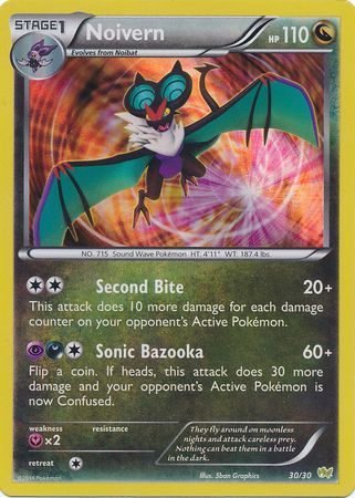 Noivern - 30/30 - Noivern Trainer Kit Holo
XY Trainer Kit: Sylveon &amp; Noivern