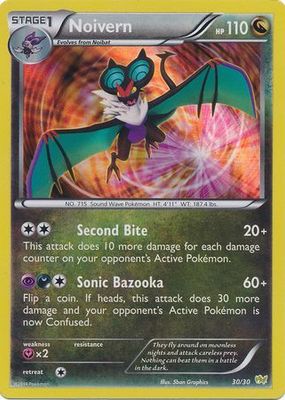 Noivern - 30/30 - Noivern Trainer Kit Holo
XY Trainer Kit: Sylveon &amp; Noivern