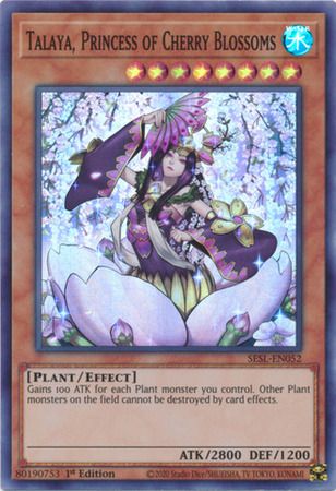 Talaya, Princess of Cherry Blossoms - SESL-EN052 - Super Rare 1st Edition Secret Slayers Singles
