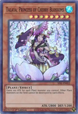 Talaya, Princess of Cherry Blossoms - SESL-EN052 - Super Rare 1st Edition Secret Slayers Singles