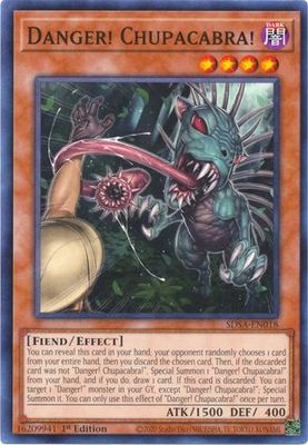 Danger! Chupacabra! - SDSA-EN018 - Common 1st Edition Structure Deck: Sacred Beasts 1st Edition Singles
