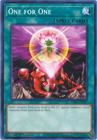 One for One - SDSA-EN027 - Common 1st Edition
Structure Deck: Sacred Beasts 1st Edition Singles