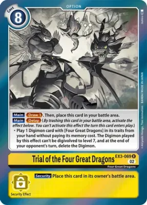 Trial of the Four Great Dragons - Draconic Roar (EX03)
Draconic Roar Foil