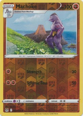 Machoke - 087/196 - Uncommon Reverse Holo Sword &amp; Shield: Lost Origin Reverse Holo Singles