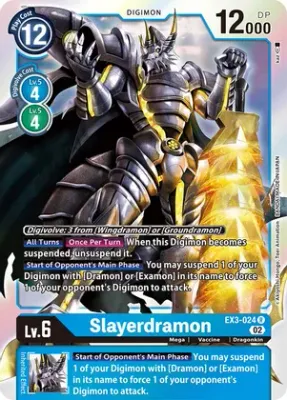 Slayerdramon - Draconic Roar (EX03) Draconic Roar Foil
