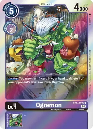Ogremon - Double Diamond (BT06)
Double Diamond Foil