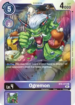 Ogremon - Double Diamond (BT06)
Double Diamond Foil
