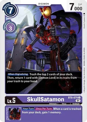 SkullSatamon - New Awakening (BT08) New Awakening Foil