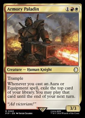 Armory Paladin 0093
Universes Beyond: Fallout Commander Singles