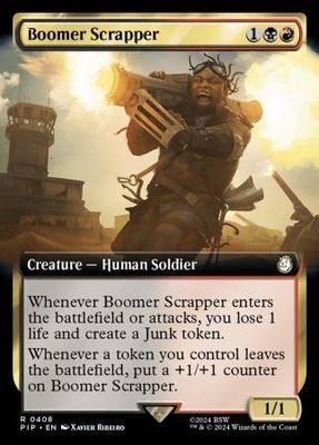 Boomer Scrapper Extended Art 0408
Universes Beyond: Fallout Collector Booster Singles