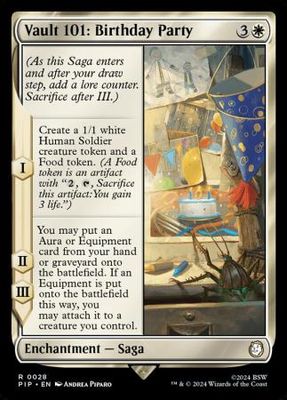 Vault 101: Birthday Party 0028
Universes Beyond: Fallout Commander Singles