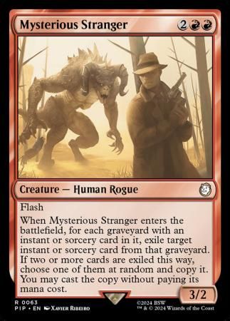 Mysterious Stranger 0063 Universes Beyond: Fallout Commander Singles