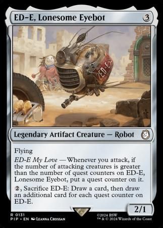 ED-E, Lonesome Eyebot 0131 Universes Beyond: Fallout Commander Singles