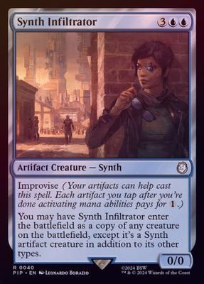 Synth Infiltrator 0040 - Foil
Universes Beyond: Fallout Collector Booster Foil Singles
