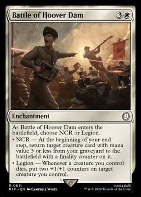 Battle of Hoover Dam 0011 Universes Beyond: Fallout Commander Singles
