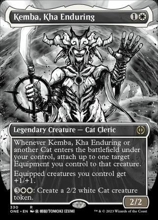 Kemba, Kha Enduring 330 Borderless Manga Phyrexia All Will Be One Collector Booster Singles (Español)