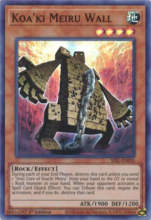 Koa&#39;ki Meiru Wall - SESL-EN050 - Super Rare 1st Edition Secret Slayers Singles (espanol)