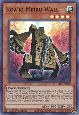 Koa&#39;ki Meiru Wall - SESL-EN050 - Super Rare 1st Edition Secret Slayers Singles