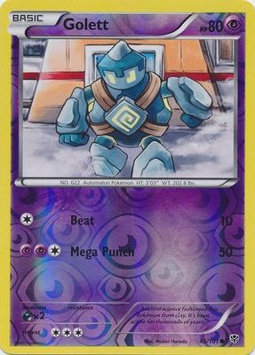 Golett - 45/101 - Common Reverse Holo
Black &amp; White 10: Plasma Blast Reverse Holo Singles