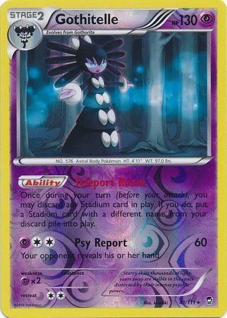 Gothitelle - 41/111 - Rare Reverse Holo
XY: Furious Fists Reverse Holo Singles
