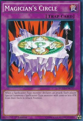 Magician&#39;s Circle - YGLD-ENC37 - Common 1st Edition Yugi&#39;s Gadget Deck 1st Edition (YGLD-ENC)