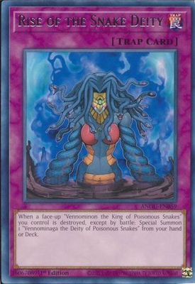 Rise of the Snake Deity - ANGU-EN059 - Rare 1st Edition Ancient Guardians 1st Edition Singles (espanol)