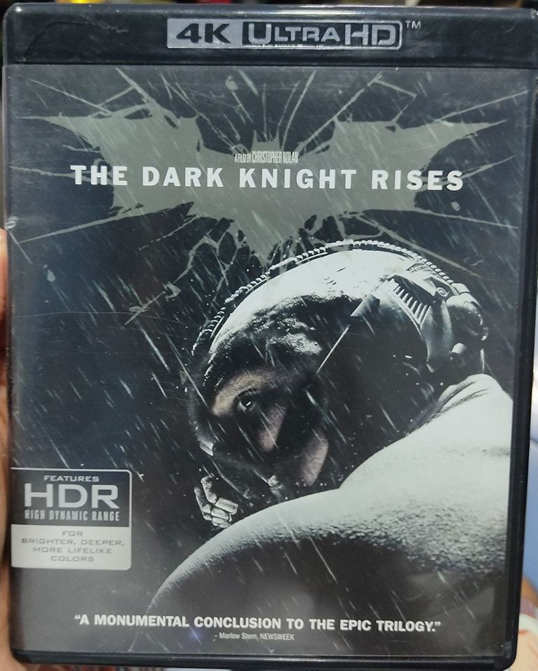 BA3 Batman The Dark Knight Rises Blu Ray Original Usado Completo 4K