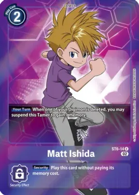 Matt Ishida (Alternate Art) - Starter Deck 13: Ragnaloardmon (ST-13)
Starter Deck 13: Ragnaloardmon Foil