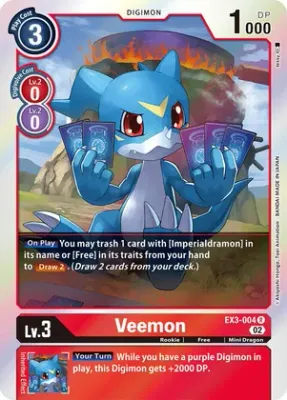 Veemon - Draconic Roar (EX03)
Draconic Roar Foil