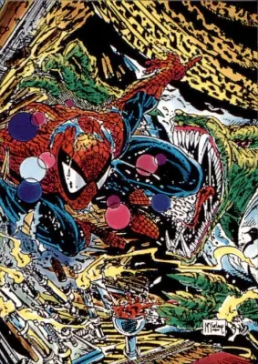 Spider-Man The McFarlane Era Comic Images 1992 Card Number 21