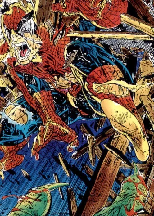 Spider-Man The McFarlane Era Comic Images 1992 Card Number 28