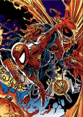 Spider-Man The McFarlane Era Comic Images 1992 Card Number 32