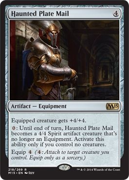 Haunted Plate Mail 218/269
Magic 2015 (M15) Singles