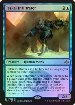 Jeskai Infiltrator 036/185 - Foil-FRF
Fate Reforged Foil Singles