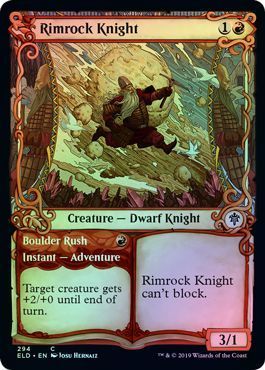 Rimrock Knight 294/269 - Alternate Showcase Foil Throne of Eldraine Foil Singles