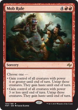 Mob Rule 109/185
Fate Reforged Singles