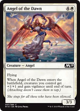 Angel of the Dawn 007/280 Magic 2019 (M19) Singles Foil
