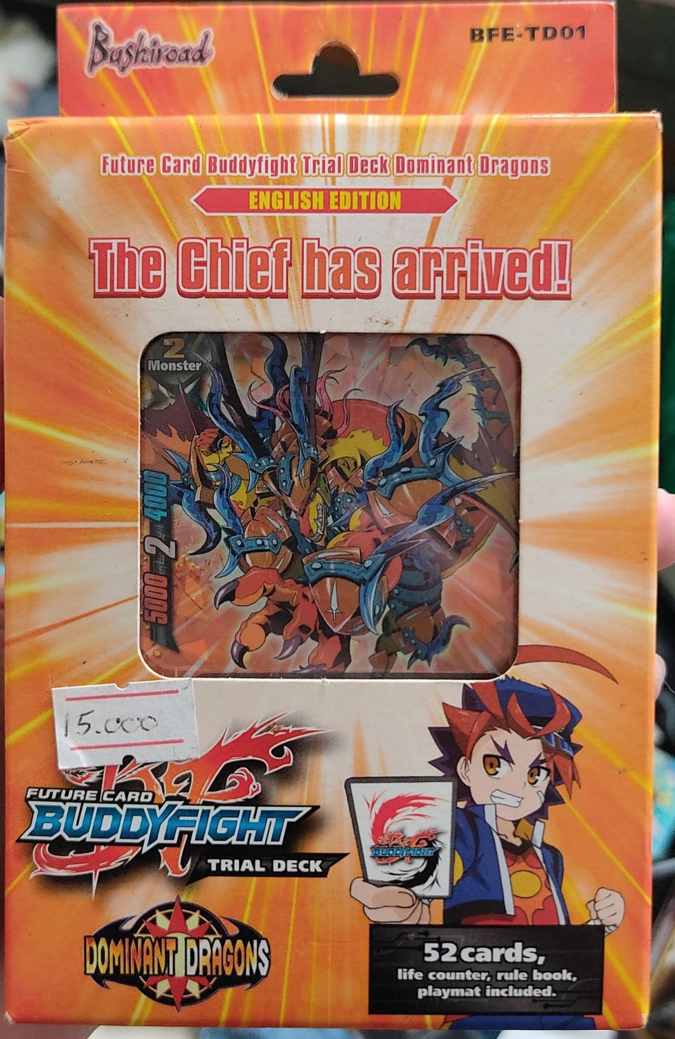 BA4 Future Card Busdyfight Trial Deck Dominant Dragons Nuevo