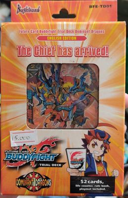 BA4 Future Card Busdyfight Trial Deck Dominant Dragons Nuevo