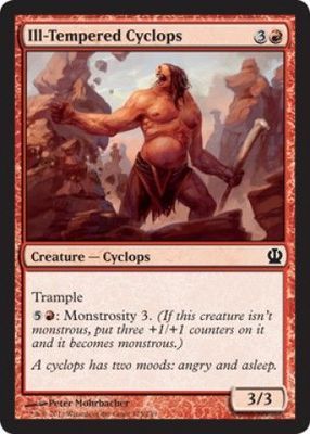 Ill-Tempered Cyclops 125/249 - Theros Singles (Español)