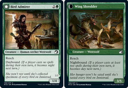 Bird Admirer | Wing Shredder 169/277
Innistrad: Midnight Hunt Singles (Español)