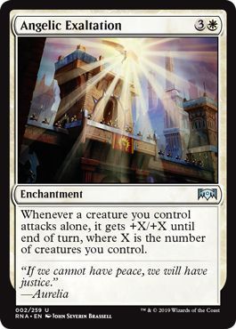 Angelic Exaltation 002/259 - Ravnica Allegiance Singles