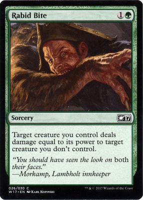 Rabid Bite 023/030 - Welcome Deck 2017 (W17) (Español)
