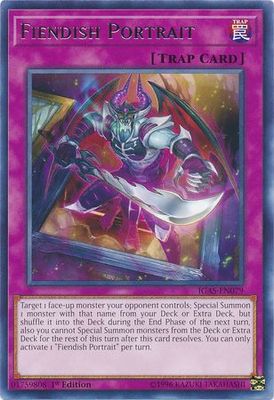 Fiendish Portrait - IGAS-EN079 - Rare 1st Edition Ignition Assault 1st Edition Singles