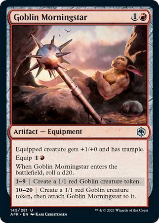 Goblin Morningstar 145/281 - Adventures in the Forgotten Realms Singles