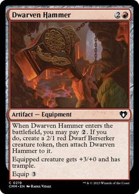 Dwarven Hammer 0219
Commander Masters Singles